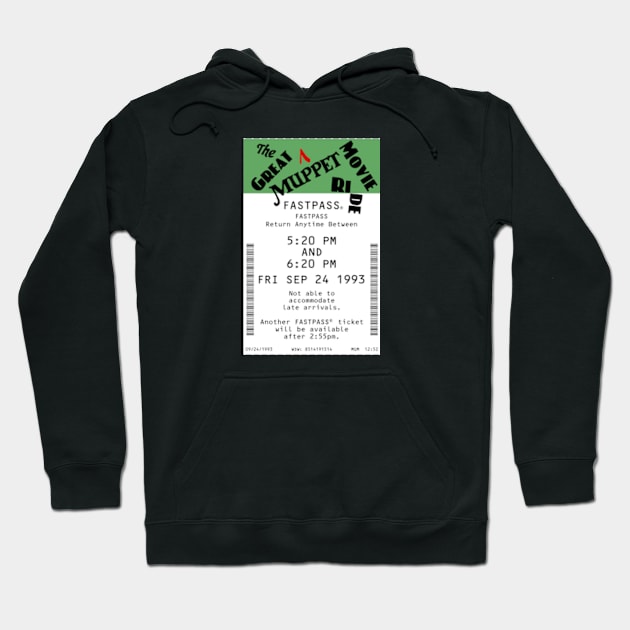 The Great MUPPET Movie Ride Fastpass Hoodie by Florida Project